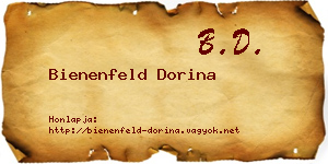 Bienenfeld Dorina névjegykártya