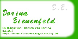 dorina bienenfeld business card